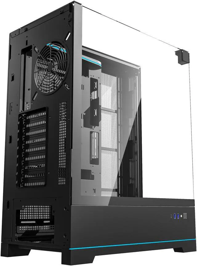 Alt view image 9 of 9 - darkFlash DY450L Black Steel / Tempered Glass ATX Black chassis ,0.8mm SPCC Case