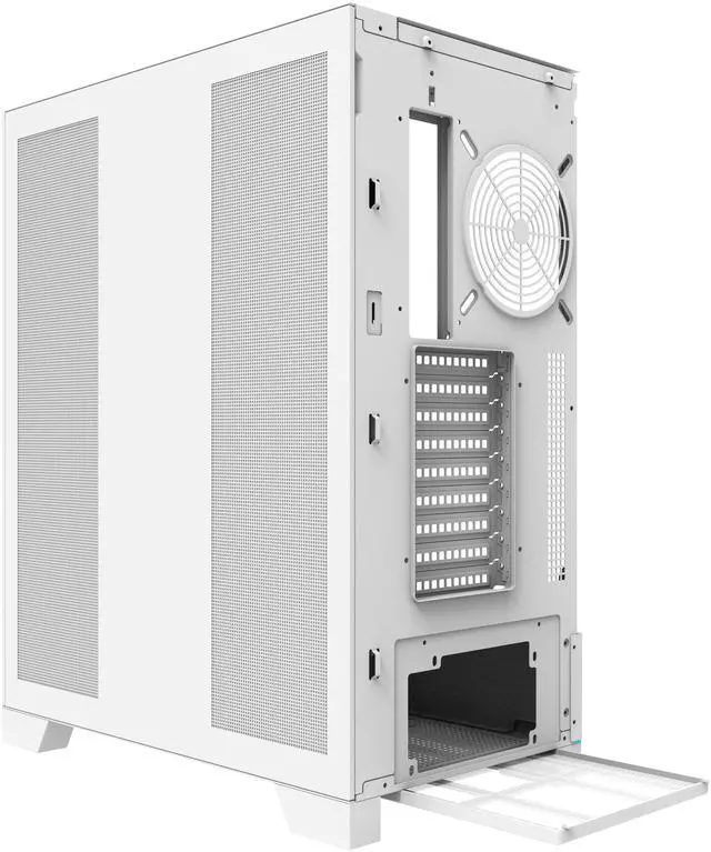 Alt view image 9 of 9 - darkFlash DY450L White Steel / Tempered Glass ATX White chassis ,0.8mm SPCC Case