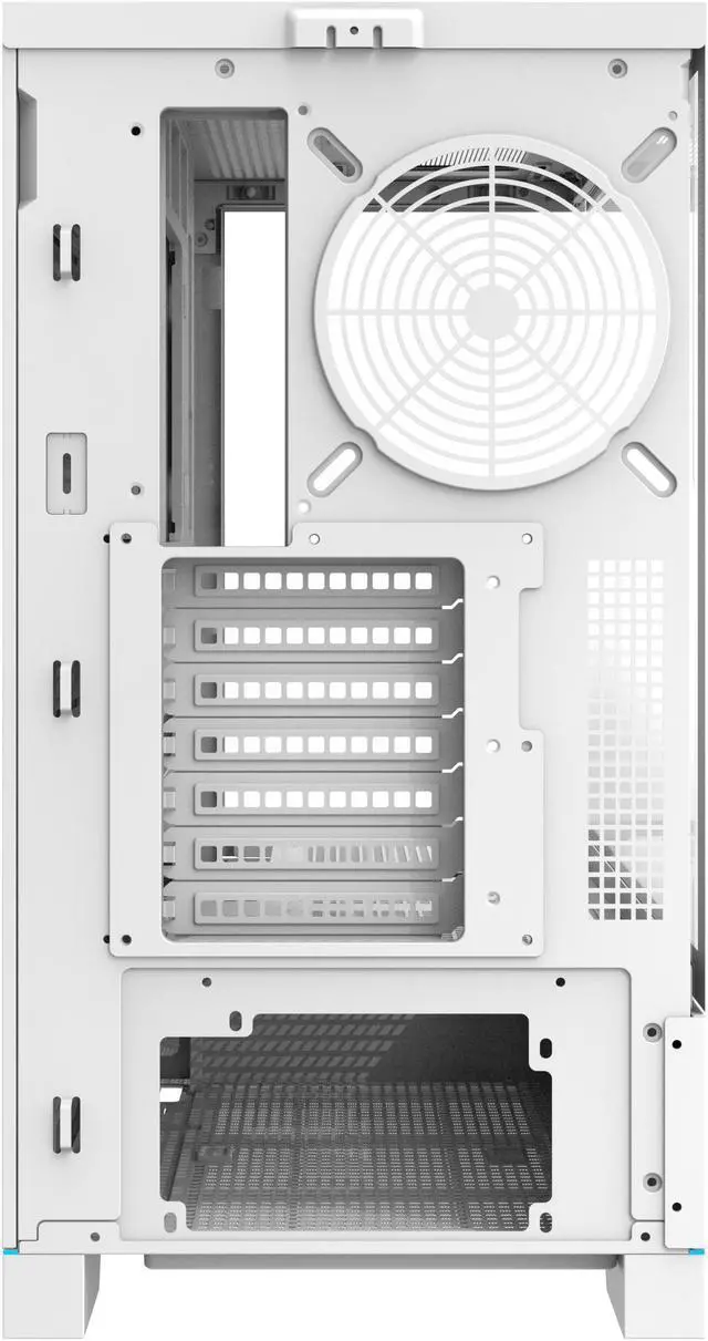 Alt view image 8 of 10 - darkFlash DY451 White Steel / Tempered Glass ATX White chassis ,0.8mm SPCC Case