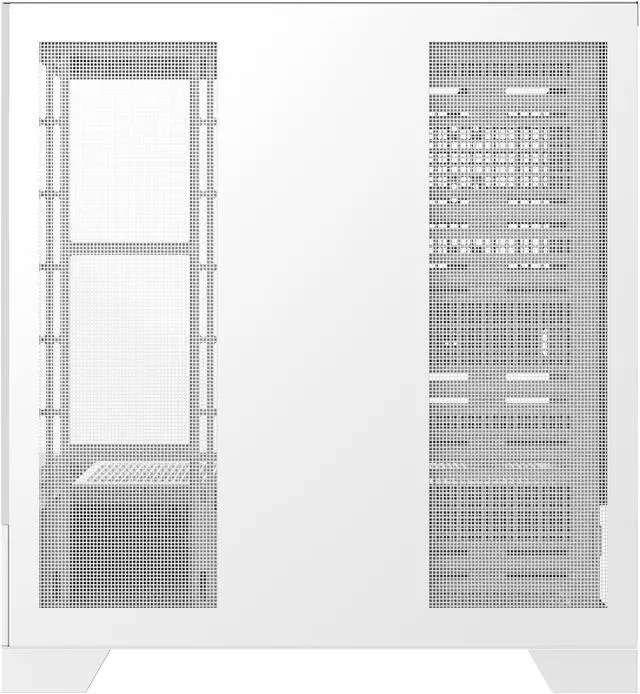Alt view image 9 of 10 - darkFlash DY451 White Steel / Tempered Glass ATX White chassis ,0.8mm SPCC Case