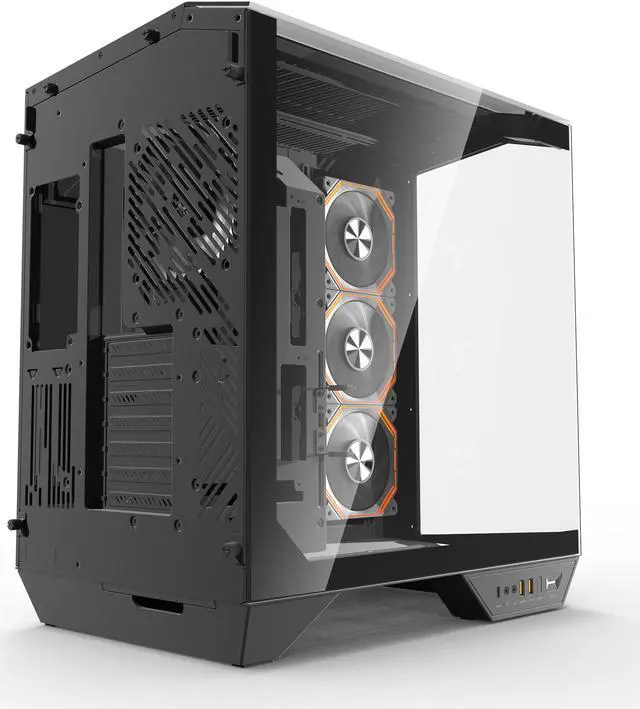Alt view image 8 of 11 - darkFlash DY470 Black Steel / Tempered Glass ATX Black chassis ,0.8mm SPCC Case