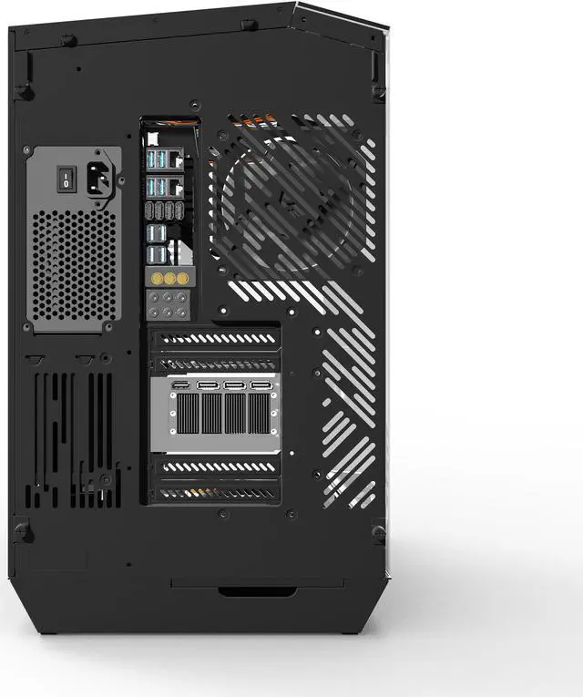 Alt view image 10 of 11 - darkFlash DY470 Black Steel / Tempered Glass ATX Black chassis ,0.8mm SPCC Case