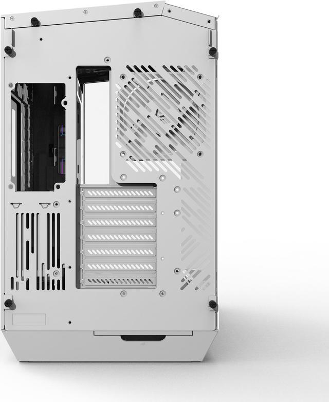 Alt view image 3 of 7 - darkFlash DY470 White Steel / Tempered Glass ATX White chassis ,0.8mm SPCC Case