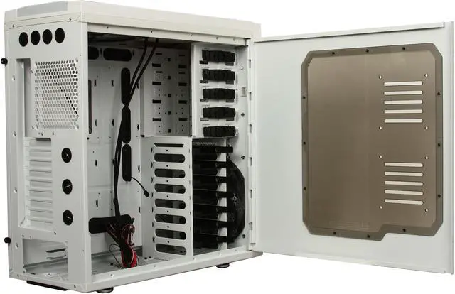 Alt view image 5 of 11 - BitFenix Colossus White Window / Blue LED / White Steel / Plastic ATX Full Tower Computer Case