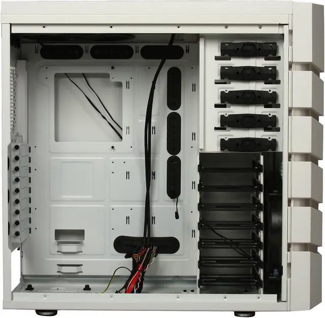 Alt view image 6 of 11 - BitFenix Colossus White Window / Blue LED / White Steel / Plastic ATX Full Tower Computer Case