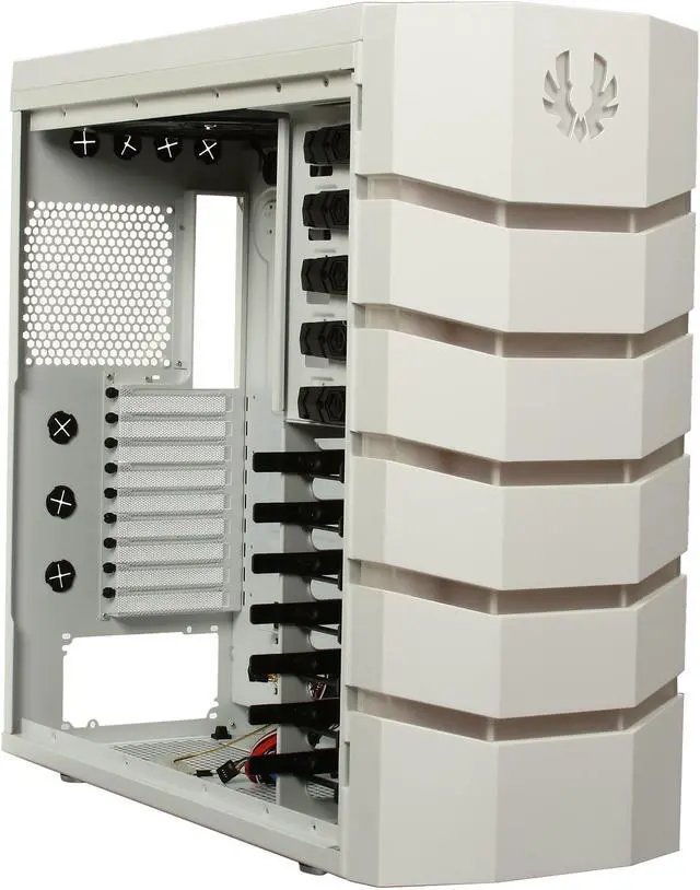 Alt view image 7 of 11 - BitFenix Colossus White Window / Blue LED / White Steel / Plastic ATX Full Tower Computer Case