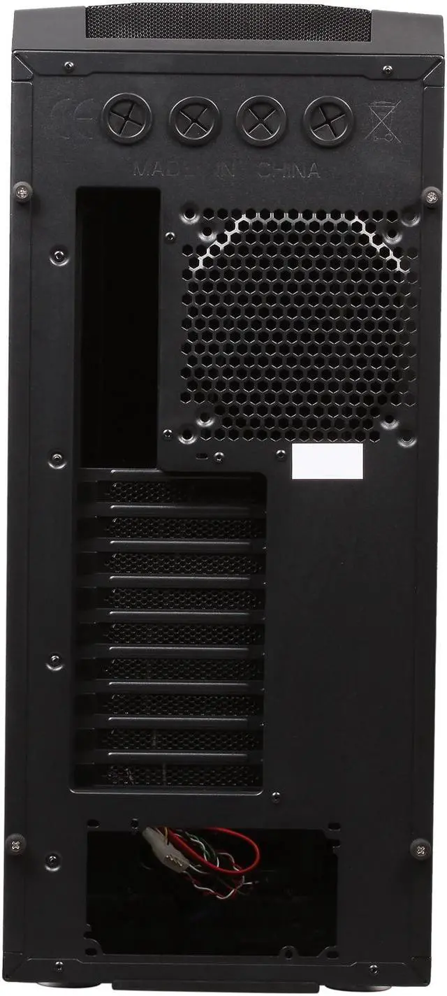 Alt view image 10 of 11 - BitFenix Colossus Venom Window / Green LED / Black Steel / Plastic ATX Full Tower Computer Case