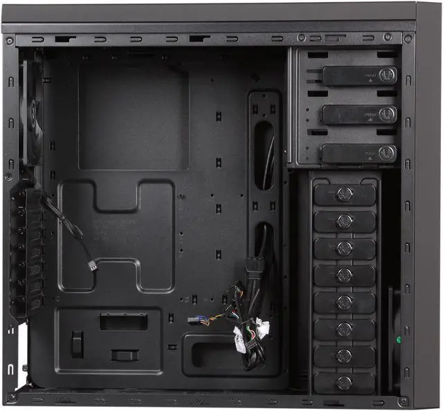 Alt view image 6 of 10 - BitFenix Shinobi Window Black Steel / Plastic ATX Mid Tower Computer Case