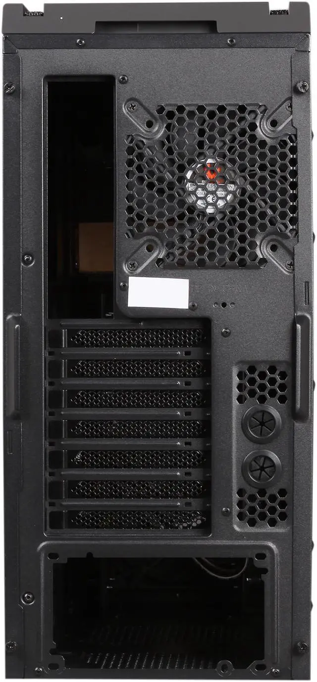 Alt view image 9 of 10 - BitFenix Shinobi Window Black Steel / Plastic ATX Mid Tower Computer Case