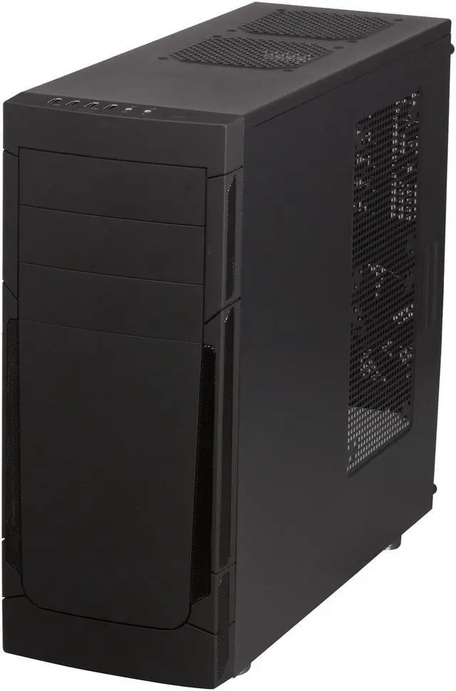 Alt view image 3 of 10 - BitFenix Outlaw Black Steel / Plastic ATX Mid Tower Computer Case