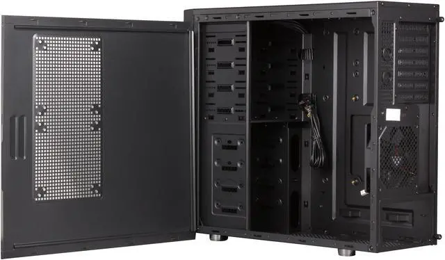 Alt view image 6 of 10 - BitFenix Outlaw Black Steel / Plastic ATX Mid Tower Computer Case