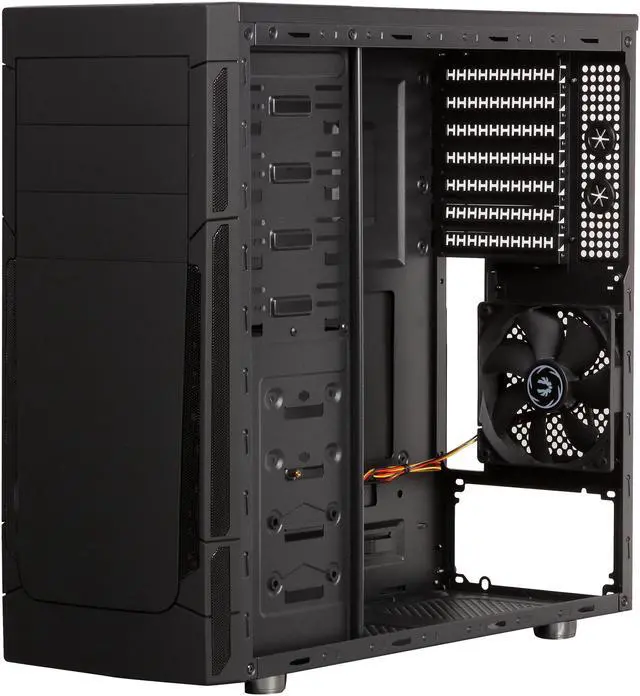 Alt view image 8 of 10 - BitFenix Outlaw Black Steel / Plastic ATX Mid Tower Computer Case