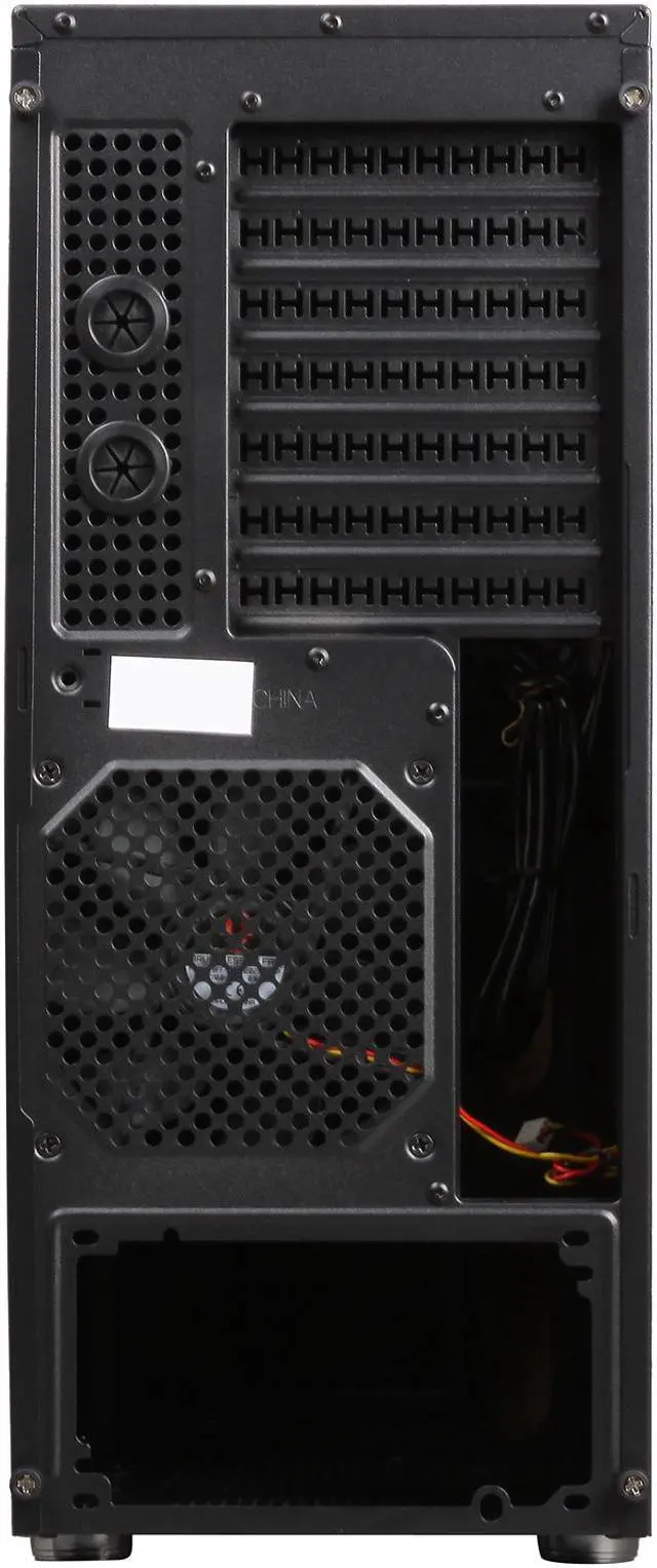 Alt view image 9 of 10 - BitFenix Outlaw Black Steel / Plastic ATX Mid Tower Computer Case