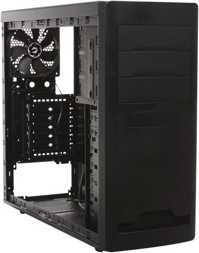 Alt view image 6 of 9 - BitFenix Merc Alpha Black Steel / Plastic ATX Mid Tower Computer Case