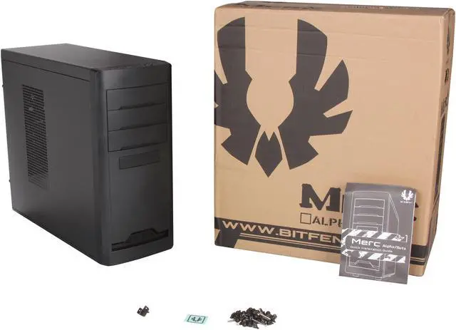 Alt view image 10 of 10 - BitFenix Merc Beta Black Steel / Plastic ATX Mid Tower Computer Case