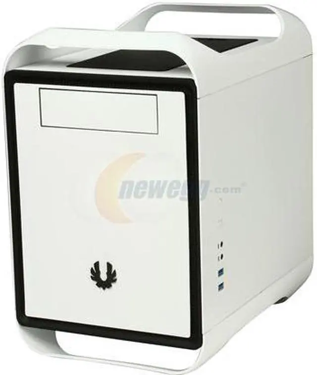 Alt view image 3 of 10 - BitFenix Prodigy Arctic White Steel / Plastic Mini-ITX Tower Computer Case