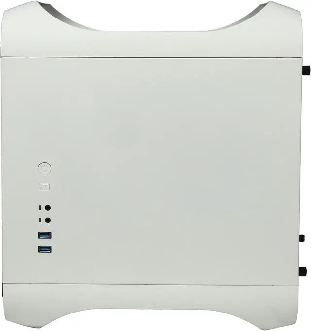 Alt view image 8 of 10 - BitFenix Prodigy Arctic White Steel / Plastic Mini-ITX Tower Computer Case