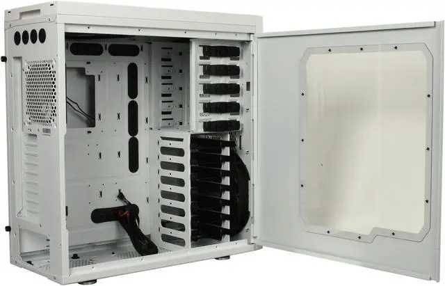 Alt view image 5 of 10 - BitFenix Shinobi XL Window White Steel / Plastic ATX Full Tower Computer Case