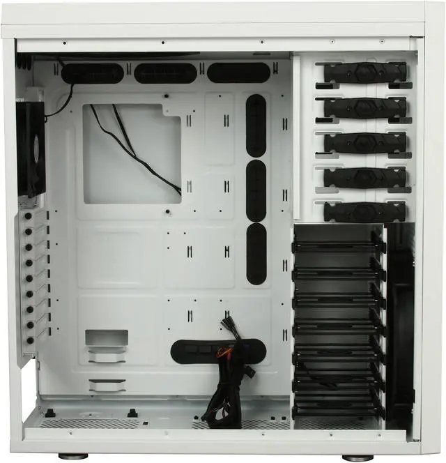 Alt view image 6 of 10 - BitFenix Shinobi XL Window White Steel / Plastic ATX Full Tower Computer Case
