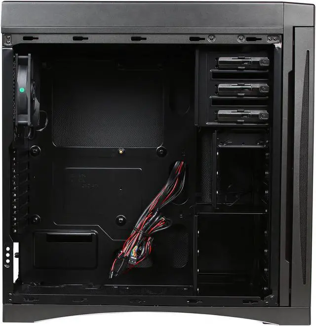 Alt view image 6 of 10 - BitFenix Ghost BFC-GHO-300-KKN1-RP Black Steel / Plastic ATX Mid Tower Computer Case