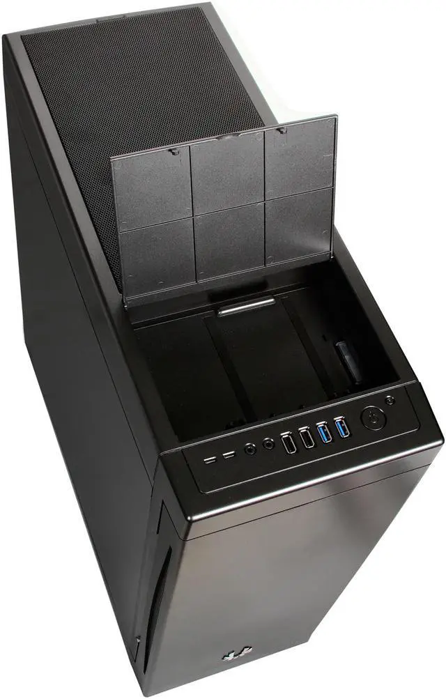 Alt view image 8 of 10 - BitFenix Ghost BFC-GHO-300-KKN1-RP Black Steel / Plastic ATX Mid Tower Computer Case