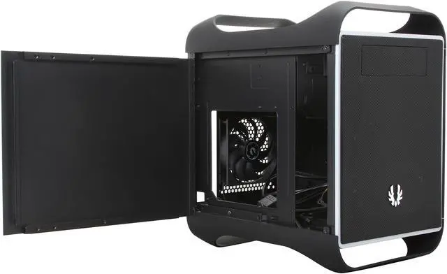 Alt view image 6 of 12 - BitFenix Prodigy M Midnight Black Steel/ Plastic Micro ATX Mini Tower Computer Case