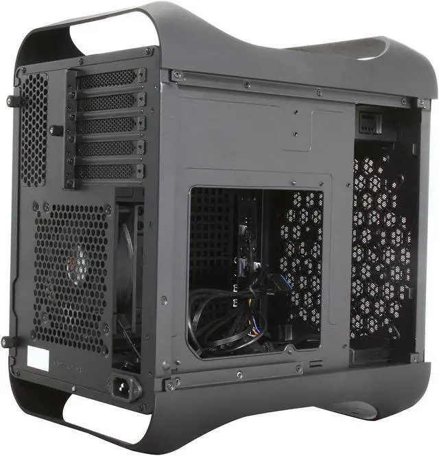 Alt view image 8 of 12 - BitFenix Prodigy M Midnight Black Steel/ Plastic Micro ATX Mini Tower Computer Case