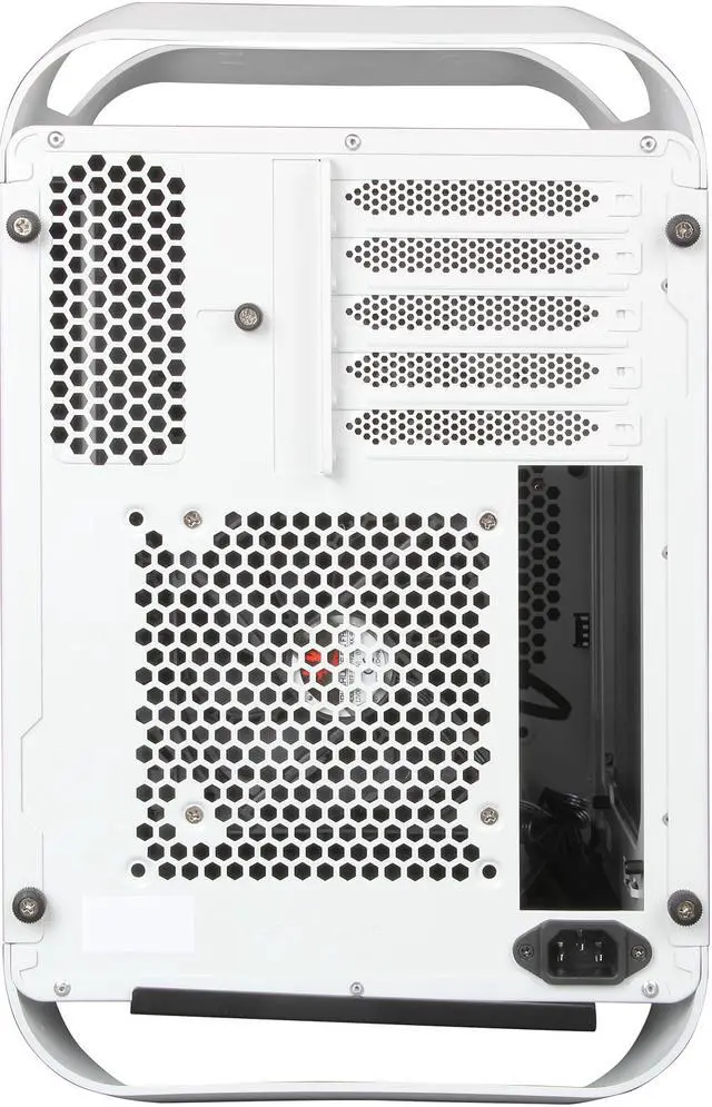 Alt view image 8 of 11 - BitFenix Prodigy M Arctic White Steel/ Plastic Micro ATX Mini Tower Computer Case