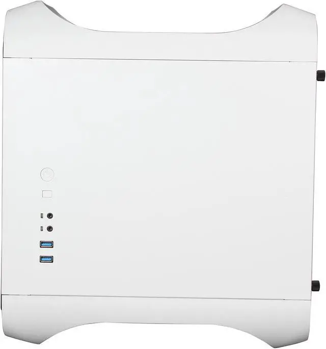 Alt view image 9 of 11 - BitFenix Prodigy M Arctic White Steel/ Plastic Micro ATX Mini Tower Computer Case