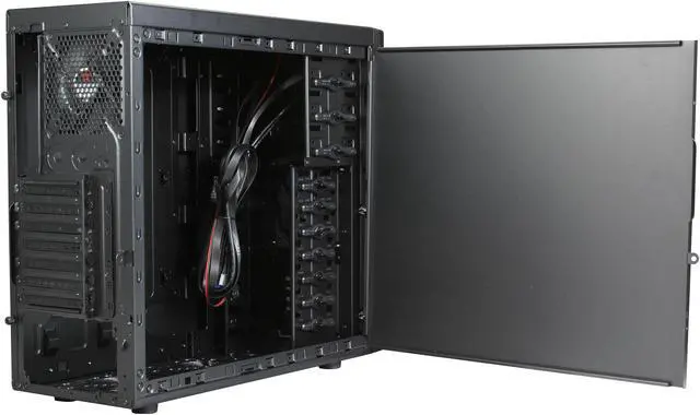 Alt view image 6 of 10 - BitFenix Shadow Series BFC-SDO-150-KKXBR-RP Black Steel / Plastic ATX Mid Tower Computer Case