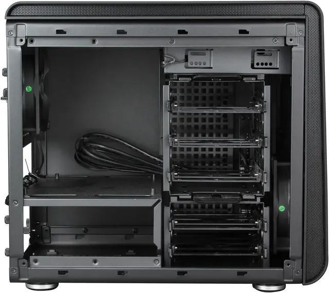 Alt view image 6 of 9 - BitFenix Phenom BFC-PHE-300-KKXKK-RP Midnight Black Steel / Plastic Mini-ITX Tower Computer Case
