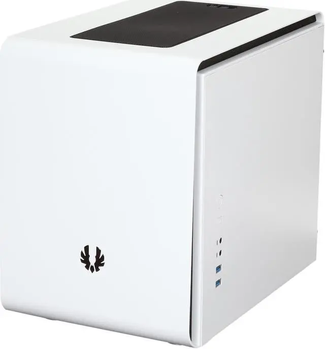 Alt view image 3 of 12 - BitFenix Phenom BFC-PHE-300-WWXKK-RP Arctic White Steel / Plastic Mini-ITX Tower Computer Case