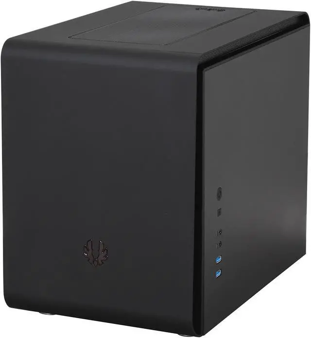 Alt view image 3 of 11 - BitFenix Phenom M BFC-PHM-300-KKXKK-RP Midnight Black Steel / Plastic Micro ATX Mini Tower Computer Case