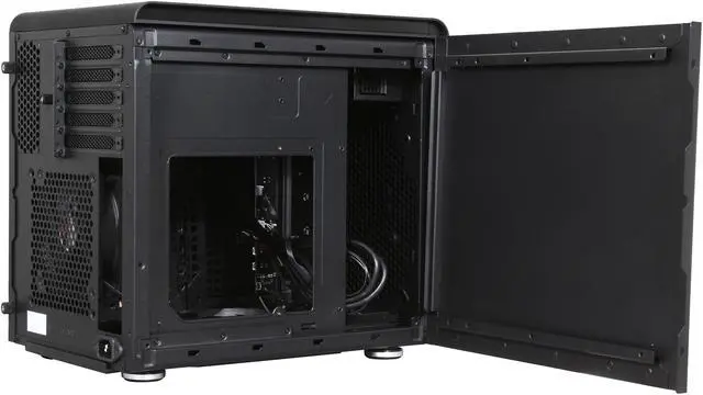 Alt view image 5 of 11 - BitFenix Phenom M BFC-PHM-300-KKXKK-RP Midnight Black Steel / Plastic Micro ATX Mini Tower Computer Case