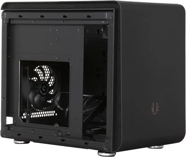 Alt view image 7 of 11 - BitFenix Phenom M BFC-PHM-300-KKXKK-RP Midnight Black Steel / Plastic Micro ATX Mini Tower Computer Case
