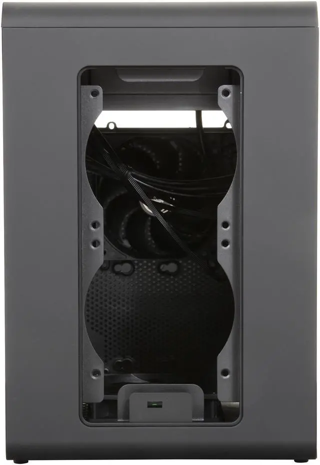Alt view image 8 of 11 - BitFenix Phenom M BFC-PHM-300-KKXKK-RP Midnight Black Steel / Plastic Micro ATX Mini Tower Computer Case