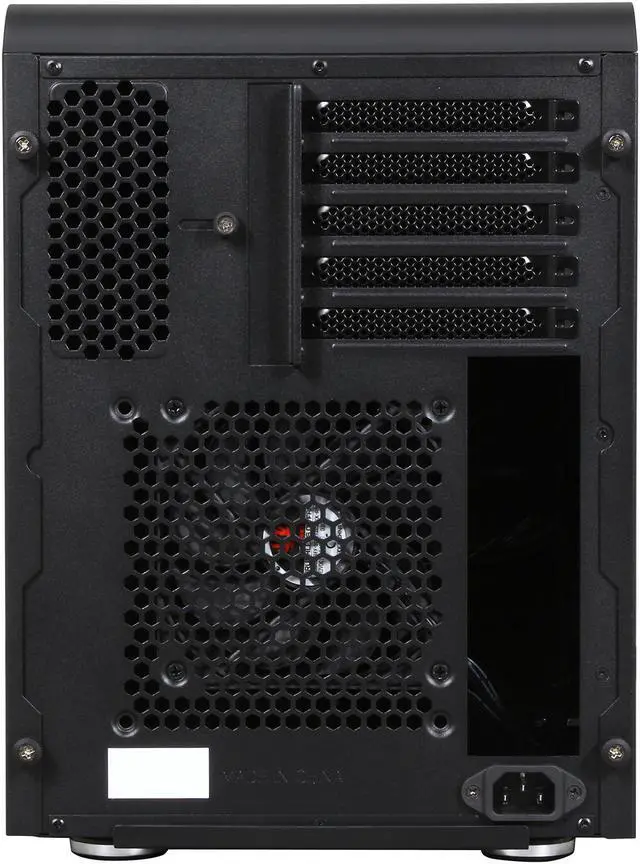 Alt view image 10 of 11 - BitFenix Phenom M BFC-PHM-300-KKXKK-RP Midnight Black Steel / Plastic Micro ATX Mini Tower Computer Case