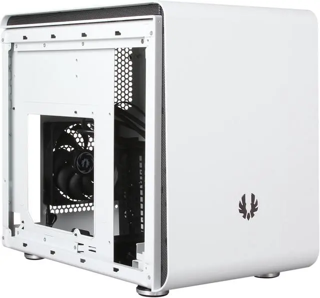 Alt view image 8 of 11 - BitFenix Phenom M BFC-PHM-300-WWXKK-RP Arctic White Steel / Plastic Micro ATX Mini Tower Computer Case