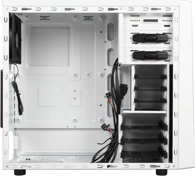 Alt view image 6 of 10 - BitFenix BFC-NEO-100-WWXKW-RP White body with white front panel Steel / Plastic ATX Mid Tower Computer Case
