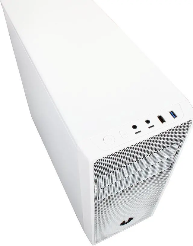 Alt view image 8 of 10 - BitFenix BFC-NEO-100-WWXKW-RP White body with white front panel Steel / Plastic ATX Mid Tower Computer Case