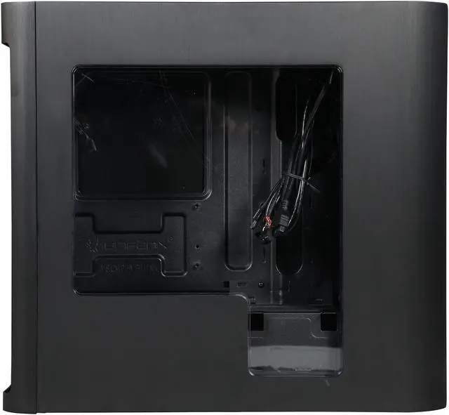 Alt view image 4 of 10 - BitFenix BFC-PAN-300-KKWN1-RP Black Aluminum, Steel, Plastic Computer Case PS2 ATX, up to 180mm in length Power Supply