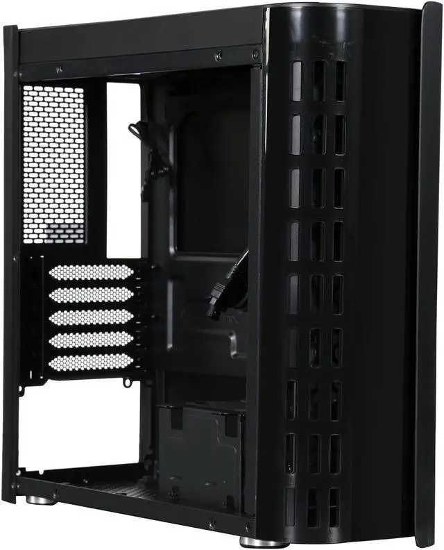 Alt view image 7 of 10 - BitFenix BFC-PAN-300-KKWN1-RP Black Aluminum, Steel, Plastic Computer Case PS2 ATX, up to 180mm in length Power Supply