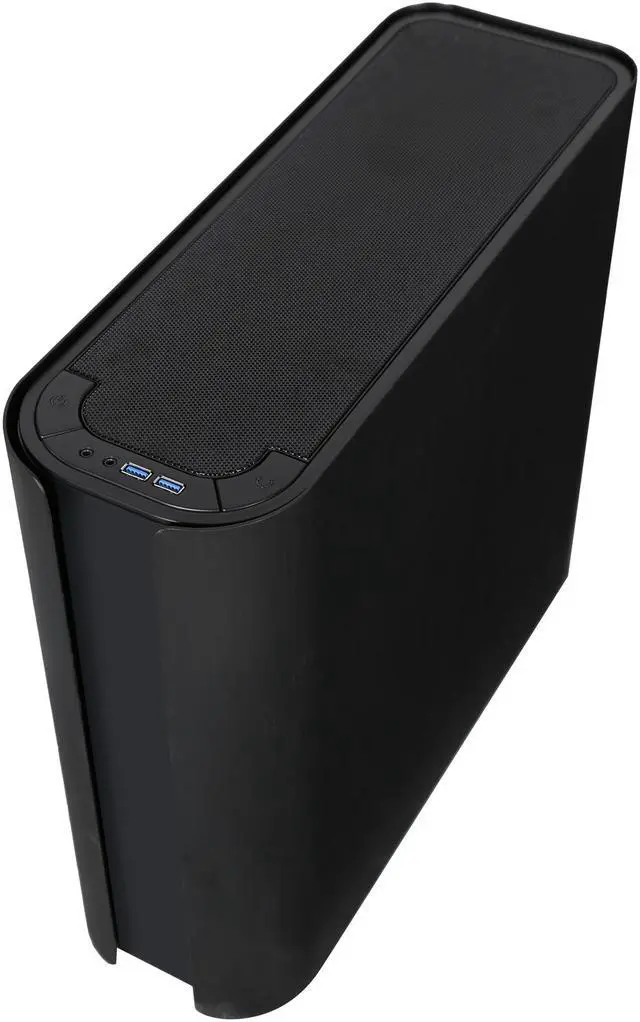 Alt view image 8 of 10 - BitFenix BFC-PAN-300-KKWN1-RP Black Aluminum, Steel, Plastic Computer Case PS2 ATX, up to 180mm in length Power Supply