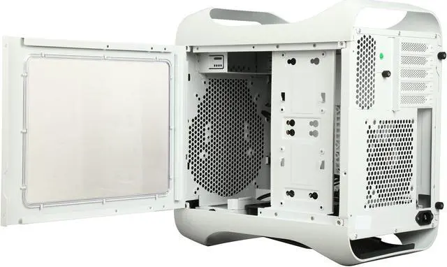Alt view image 5 of 9 - BitFenix Prodigy M Window Side Panel Computer Case, White, BFC-PRM-300-WWWKW-RP, Micro ATX / Mini-ITX Form Factor, Compatible with ATX PSU