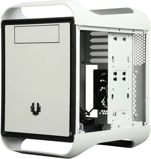 Alt view image 7 of 9 - BitFenix Prodigy M Window Side Panel Computer Case, White, BFC-PRM-300-WWWKW-RP, Micro ATX / Mini-ITX Form Factor, Compatible with ATX PSU