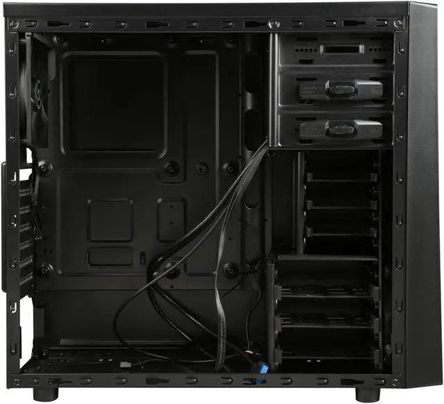 Alt view image 6 of 9 - BitFenix Neos Window Side Panel Computer Case, Black/Blue, BFC-NEO-100-KKWSB-RP, ATX/Micro ATX/Mini-ITX Form Factor, Compatible with ATX PSU