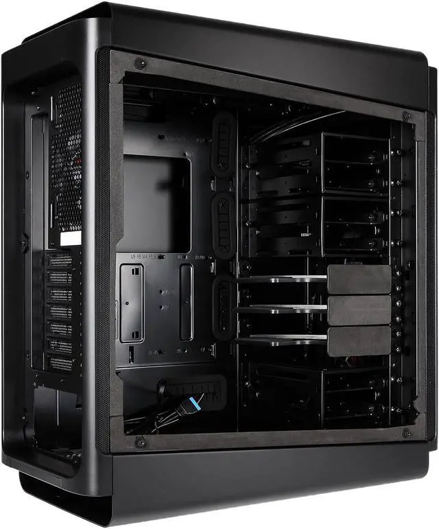 Alt view image 3 of 17 - BitFenix Shogun E-ATX Dual Tempered Glass Gaming Case with Asus Aura SYNC RGB SSD Chroma , BFC-SOG-600-KKWSK-RP