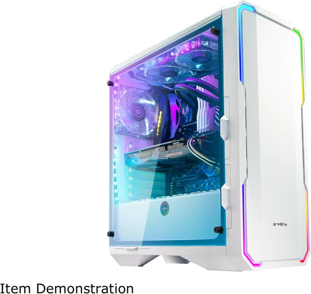 Enso Window Open Box: BitFenix Enso Case White, Tempered Glass Window Side Panel ...