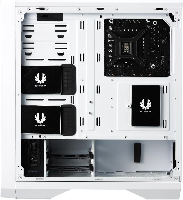 Enso Window Open Box: BitFenix Enso Case White, Tempered Glass Window Side Panel ...