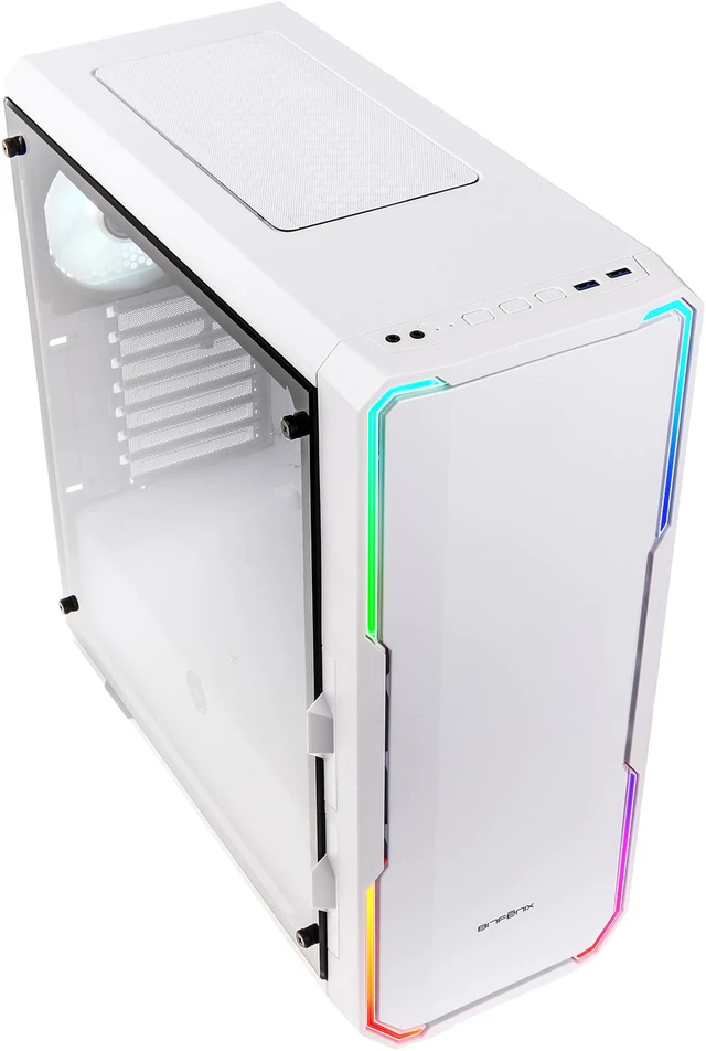 Enso Window Open Box: BitFenix Enso Case White, Tempered Glass Window Side Panel ...